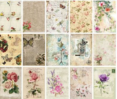 Vintage Scrapbook papper Model 2