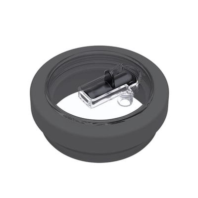 Glaslock med Hopfällbart Sugrör för Stanley IceFlow 40oz Black
