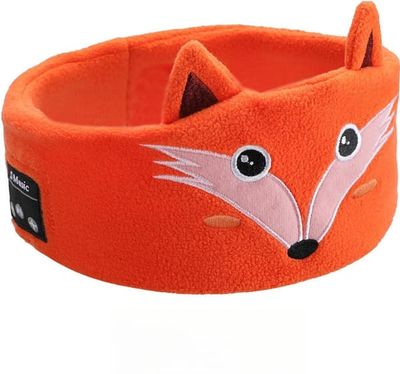 Pannebånd med hodetelefoner og Bluetooth / sovemaske Orange