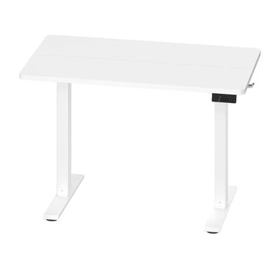 Elektriskt höj- och sänkbart skrivbord - 80 x 50 cm - Minnesfunktion - Vit