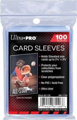 Ultra PRO Card Sleeves Standard Clear 100-pack