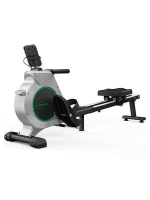 Magnetisk roddmaskin QK530 2026 med synkronisering via Bluetooth-app, 16 motståndsnivåer, maximal belastning på 120 kg och hopfällbar för hemmabruk