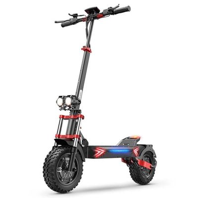 iScooter iX8 Elsparkcykel 2400W (2×1200W) | 48V 20Ah Batteri | 12-tums Mot-slitage Off-Road Pneumatiska Däck | 60 km/h Maxhastighet