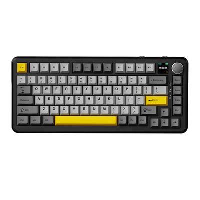 Ajazz AK820 MAX PLUS mekaniskt tangentbord / trådlöst RGB-tangentbord / 75 % gamingtangentbord med display