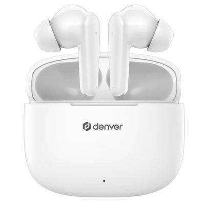 Denver TWE-48W true wireless headset Bluetooth 5.3 / trådlösa hörlurar - Vit