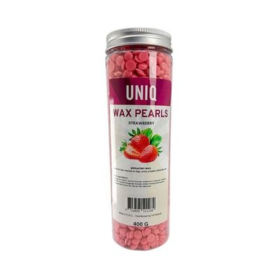 UNIQ Voksperler / Hard Wax Megapack - 400g - Jordbær