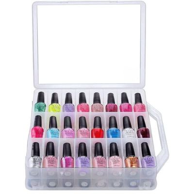 UNIQ Universal Organizer til Neglelakk - Oppbevaringsboks med 48 Rom