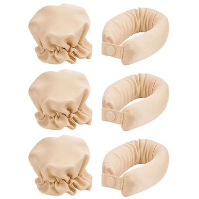 SOHO Heatless Flexi Rod Buns - Beige - Skap vakre krøller uten varme