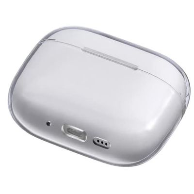 Transparent Silikonfodral - Phonillico® - Airpods 4 - Repellentskydd - Mjukt - Slätt