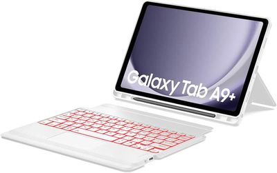 Tastaturetui 11 tommer | spansk layout | 3-kanals bluetooth | pegefelt | 7-farvet baggrundsbelysning