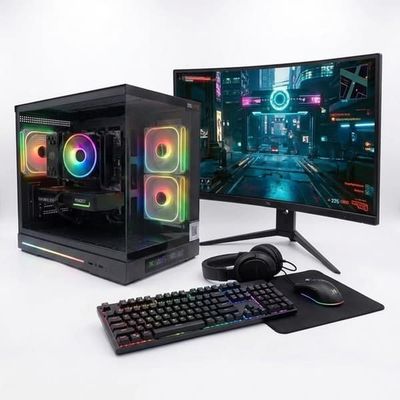 DSGATE M5-IV DGT Black Stationär dator i3-13100F RTX 3050 6GB 16GB/512GB SSD