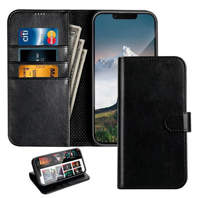 Motorola Moto E15 / Moto G05 - Book Case Fodral Mobilpung Sort