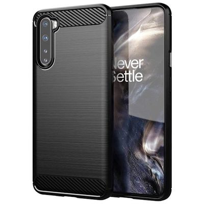 Samsung Galaxy A57 5G - Flexibel Carbon Mjuk TPU Skal - Svart