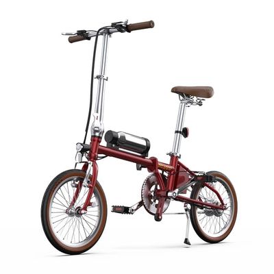 ONESPORT OT02 Hopfällbar E-Cykel 250W Motor Elcykel 36V 5.2Ah Batteri Vuxen Elcykel 16 Tum Däck Stadspendlings Elcykel