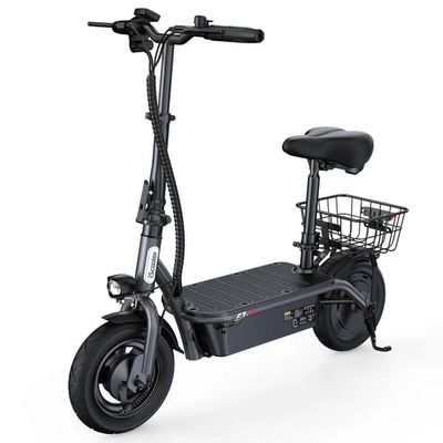 iScooter F3 Elscooter för vuxna 1000W motor, 45 km/h, 48V 13AH batteri 10 tums luftfyllda däck hopfällbar elscooter