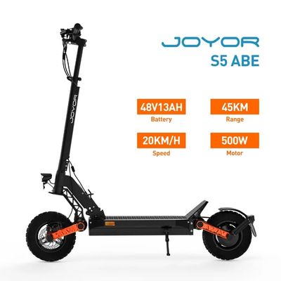 JOYOR S5(ABE) Elscooter för vuxna 500W motor 48V 13Ah batteri 10-tums däck hopfällbar elscooter