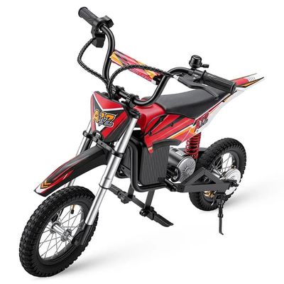 iScooter A12 Elektrisk Dirt Bike för Barn 350W Motor, 36V 4.5Ah Batteri, 12" Pneumatiska Däck Elmotorcykel Presenter till barn