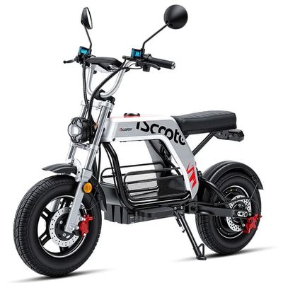 iScooter DX5 Pro Elscooter för vuxna, 2000W motor, 25 km/h, 17 tums terrängdäck, slanglösa däck, 52V 20Ah batteri, elscooter med säte
