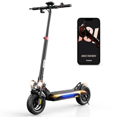iScooter iX4 Elektrisk Scooter Voksen 800W Motor, 10 Tommer Terrændæk, 48V 15AH Batteri Foldbar E-Scooter