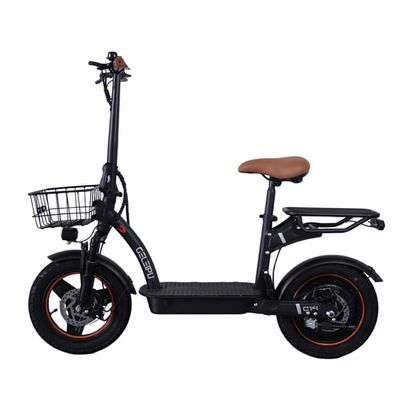GELEIPU C14 Stadssparkcykel 500W Motor 48V 17.5Ah Batteri Hopfällbar E-Sparkcykel 14 Tum Däck Vuxen Elektrisk Sparkcykel
