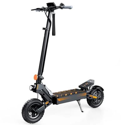 iScooter W10 Elscooter för vuxna, 1200W motor, 10-tums slanglösa terrängdäck, 48V 15Ah batteri, hopfällbar elscooter