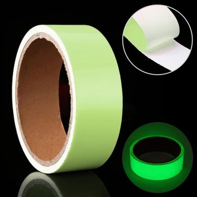 Selvlysende Tape Grønn / Glow in the Dark - 3 cm x 10 meter