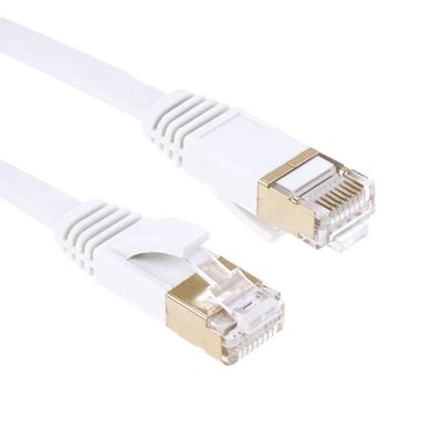 10m - Litteä Verkkokaapeli Cat7 - Internetkaapeli