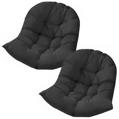 Pute til hengestol - Stolpute 80×100 cm - 2-Pack Black