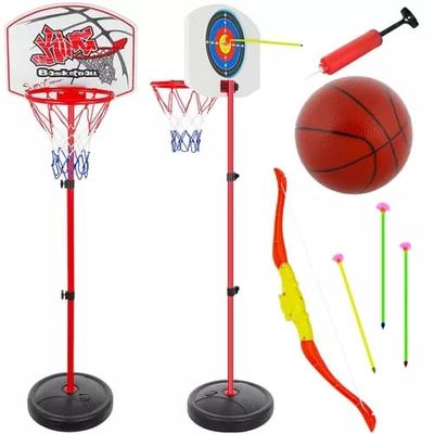 2-i-1 Basketball & Bueskyting / Lekebue for Barn – Presisjonsskyting