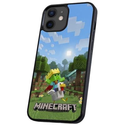 iPhone 12/12 Pro - Deksel/Mobildeksel Minecraft
