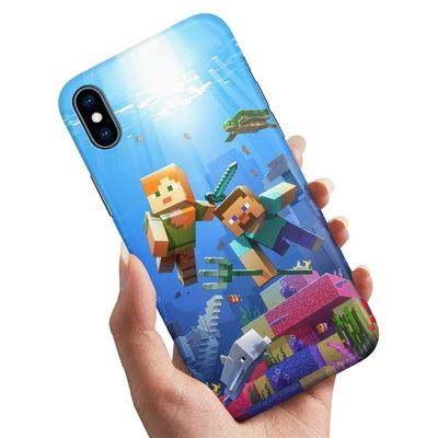 Deksel / Mobildeksel til iPhone XR - Minecraft