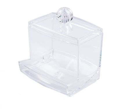 Bomullspinner beholder transparent