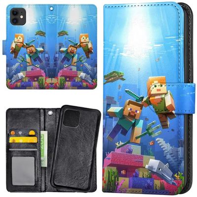 iPhone 12/12 Pro - Lommebok Deksel Minecraft