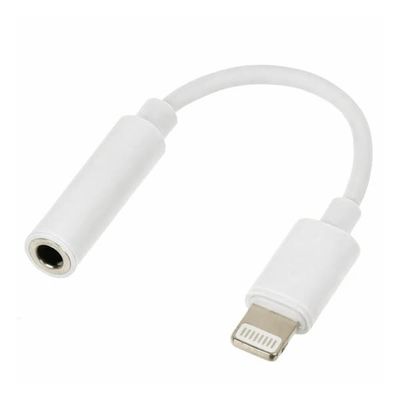 Lightning til 3,5 mm AUX-høretelefonadapter kompatibel med iPhone og iPad