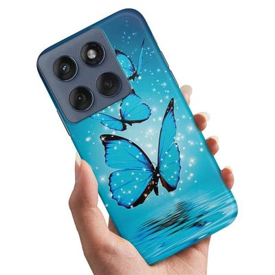 Deksel / Mobildeksel til Motorola Edge 60 Fusion - Glitrende Sommerfugler