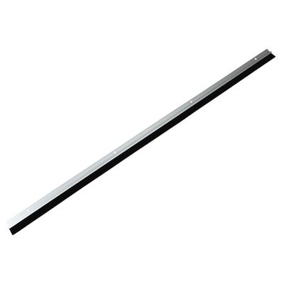 Tetningslist børste 100 cm aluminium sølv