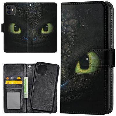 iPhone 12/12 Pro - Lommebok Deksel Toothless