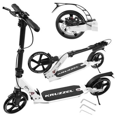 Sparkesykkel / Kickbike - Hyperion - Hvit