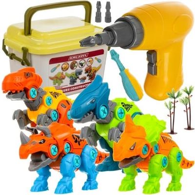 Byggesett - Bygg 4 Dinosaurer