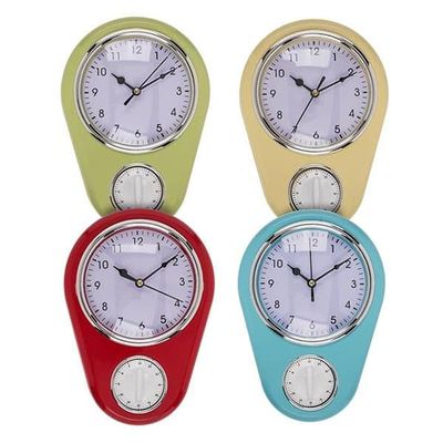 Vægur & Timer - Ur med timerfunktion - White