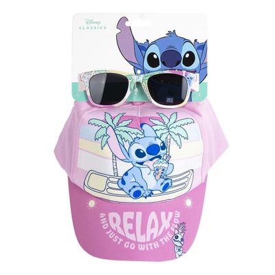 Disney Lilo & Stitch Avslappede solbriller og caps-sett