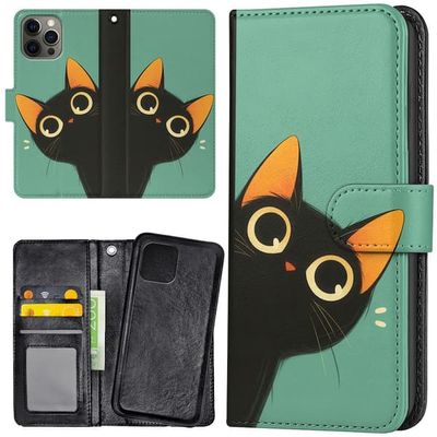iPhone 15 Pro Max - Lommebok Deksel Cat
