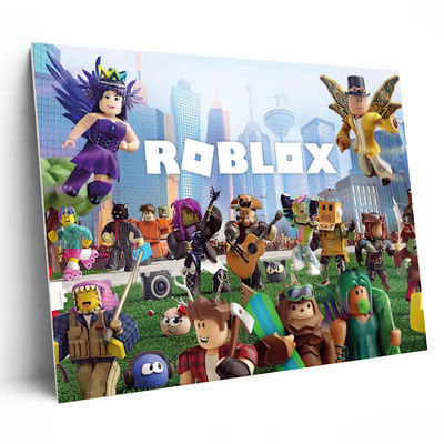 Skilt / Tavle - Roblox - 59x42 cm - A2 - Veggdekorasjon
