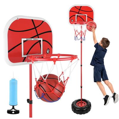 Basketballkurv med stativ for barn - 170 cm