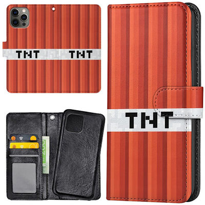 iPhone 14 Pro - Lommebok Deksel Minecraft TNT