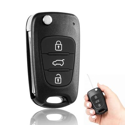 Nøgleskal / Alarmdåse til Hyundai & Kia - 3 knapper - 2-Pack