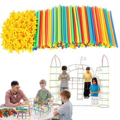 Fort Building Kit 408 Dele - Byggesæt til Børn - Skab former