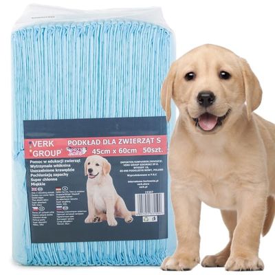 50stk Hygiejneunderlag / Tisseunderlag til Hund / Hvalpemåtte - 45x60cm