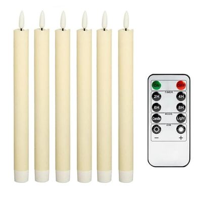 LED Lys med Fjernkontroll - 6-pak