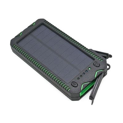 Solcelle PowerBank / Lader - 10.000 mAh Solcellelader